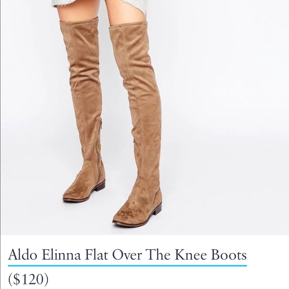 +SOLD+ ALDO // Elinna Flat Over The Knee Boots